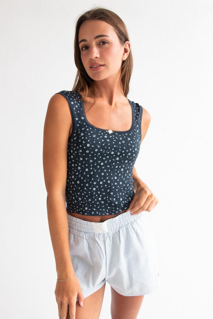 Ditsy Floral Seamless Tank Top Product Image
