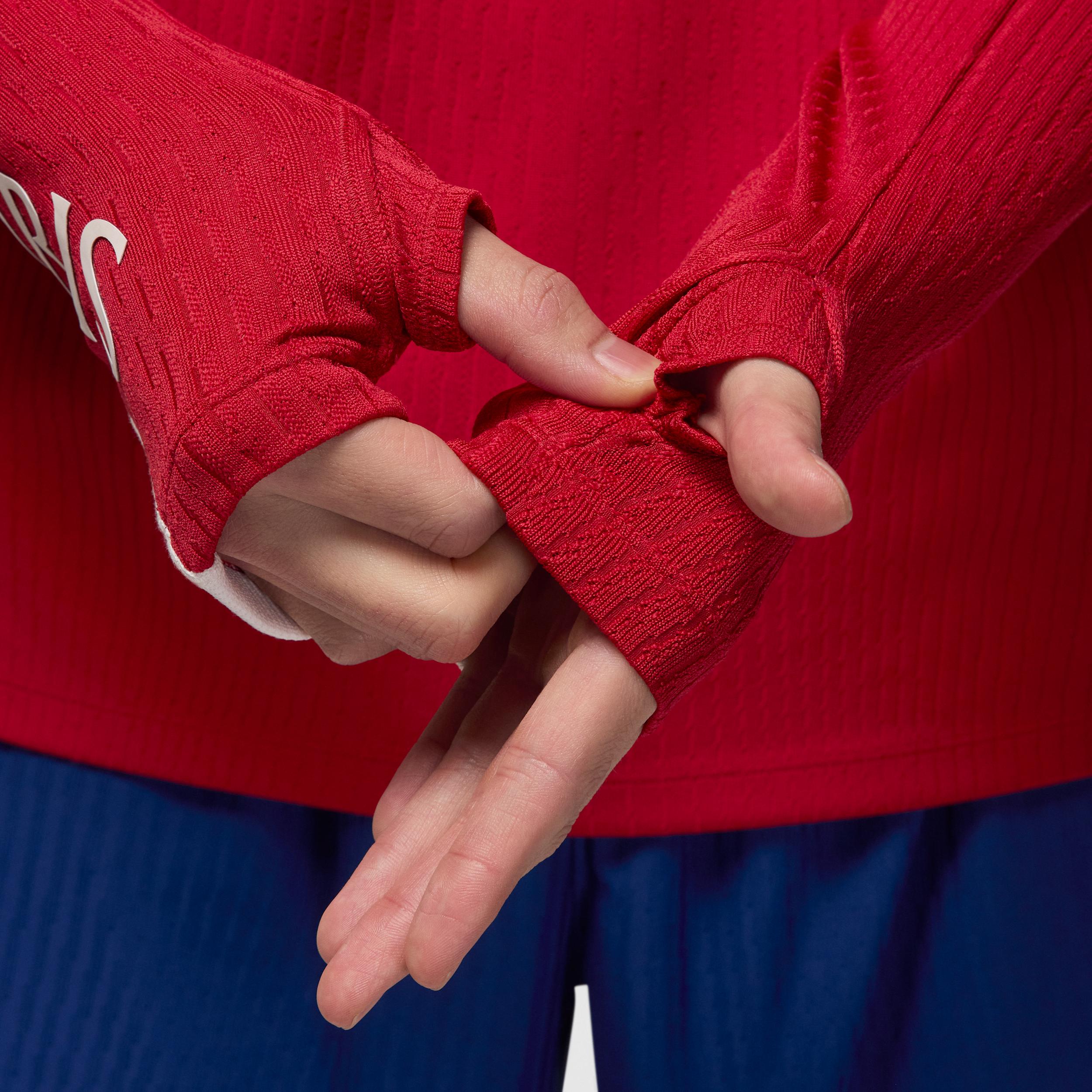 Nike Men's Paris Saint-Germain Strike Elite Fourth Jordan Dri-FIT ADV Soccer Knit Drill Top Product Image