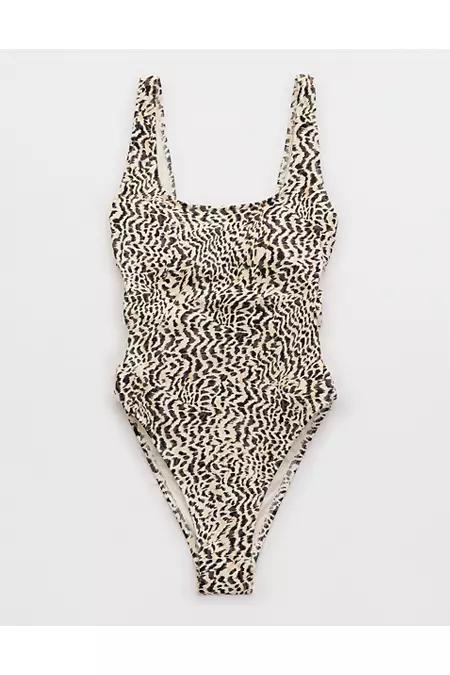 Aerie High Cut Scoop One Piece Swimsuit Women's Product Image