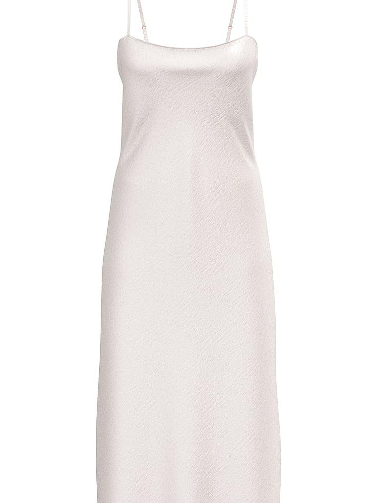 Luxe Satin Long Slip Dress Product Image