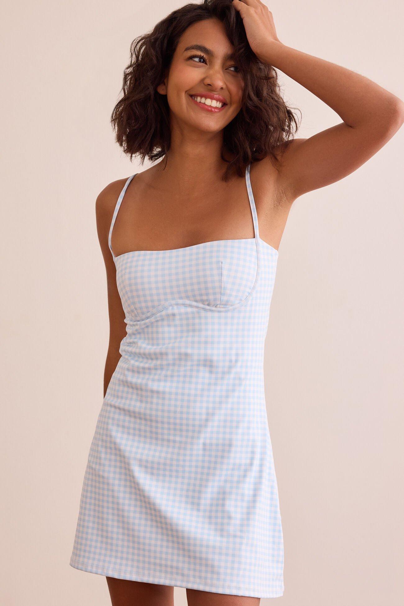 Game On Gingham Dress Product Image
