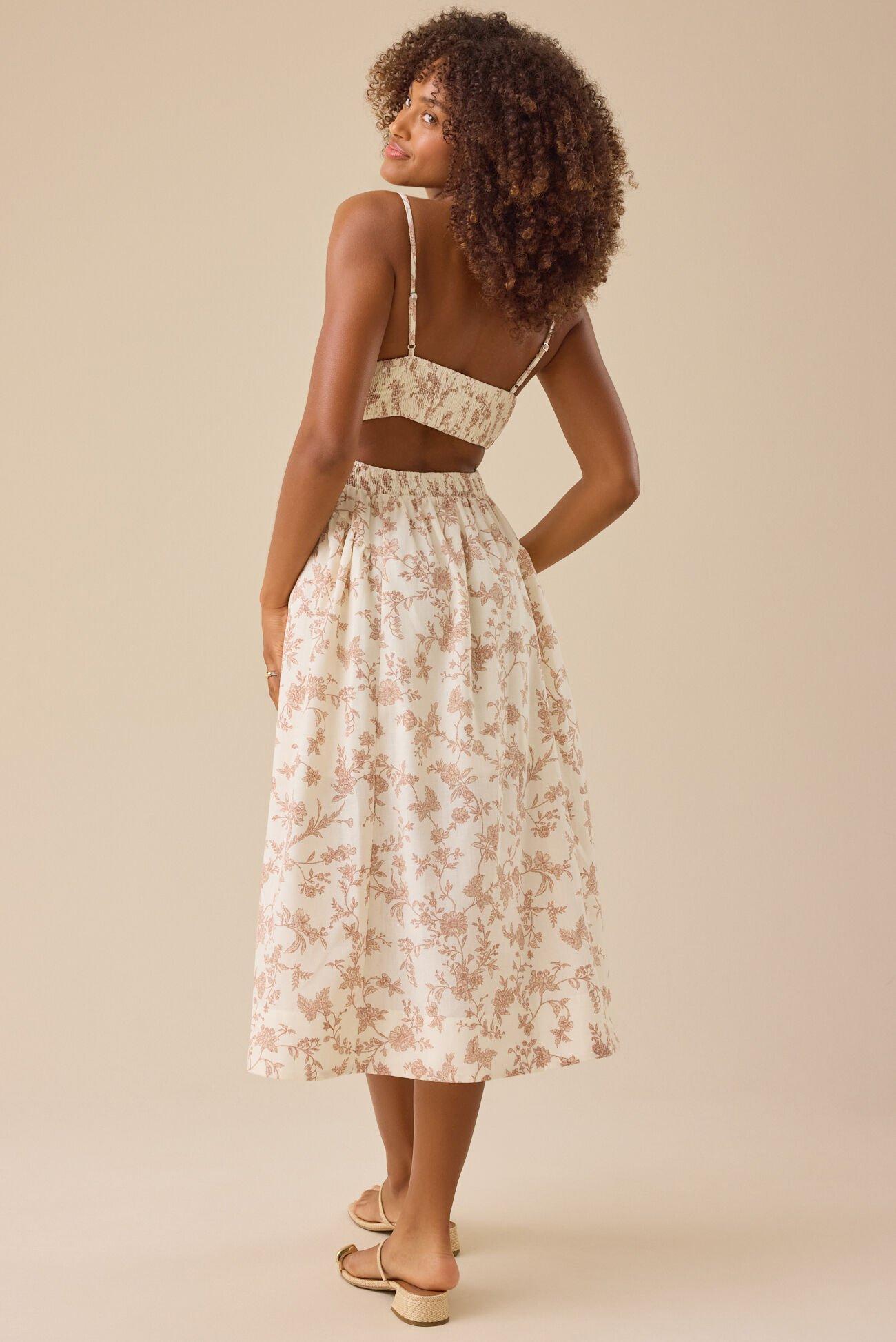 Bayley Floral Midi Dress Product Image