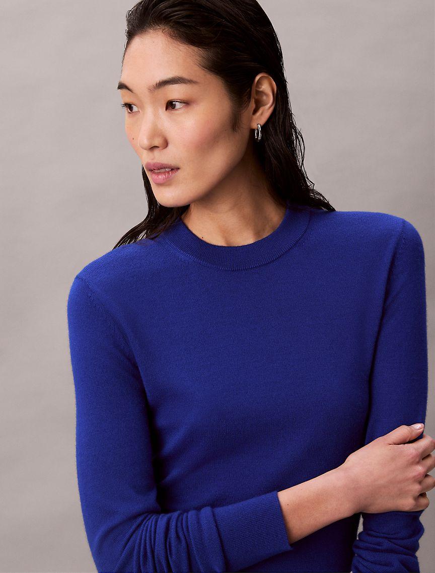 Extra Fine Merino Blend Crewneck Sweater Product Image