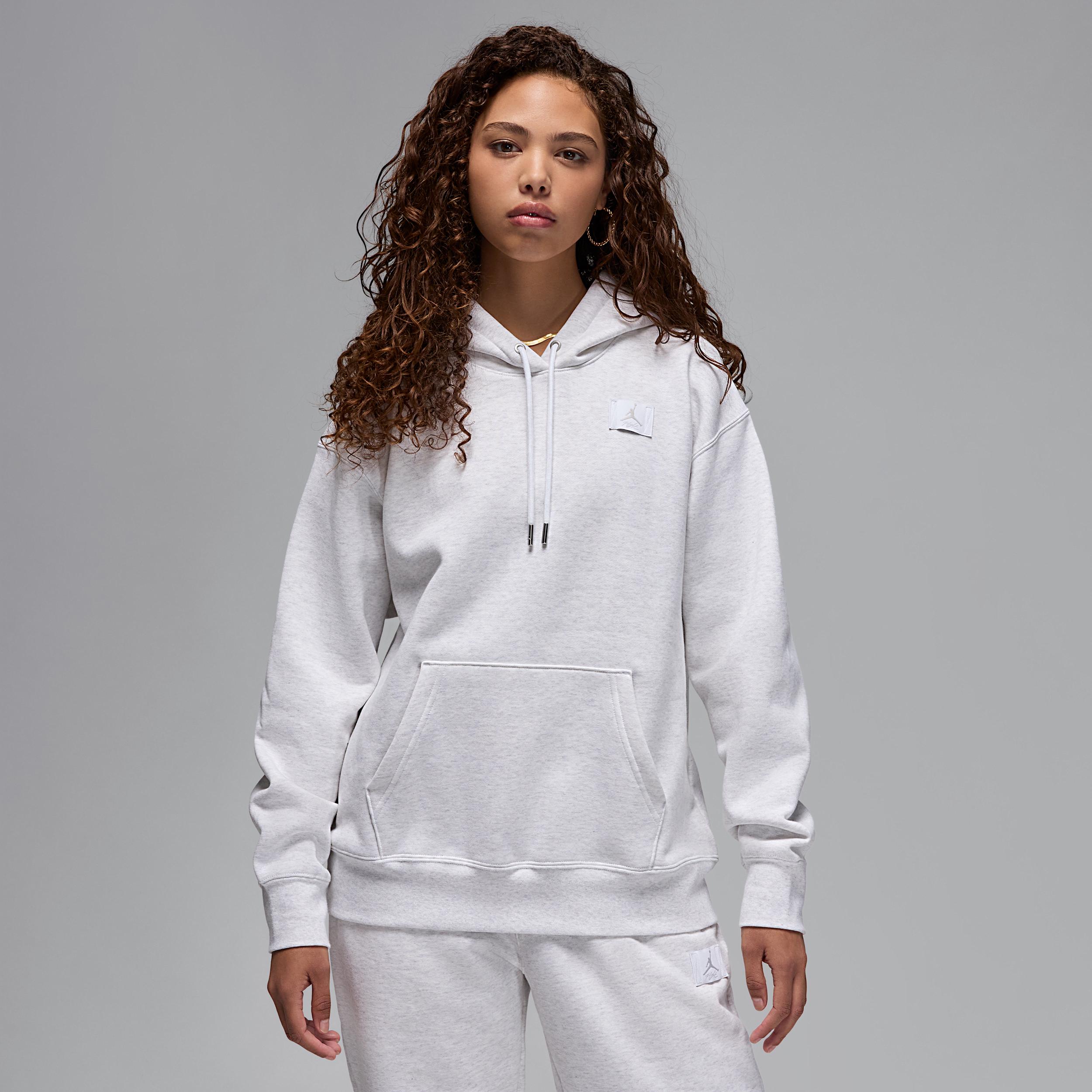 Jordan Flight Fleece Women's Satin-Lined Pullover Hoodie Product Image