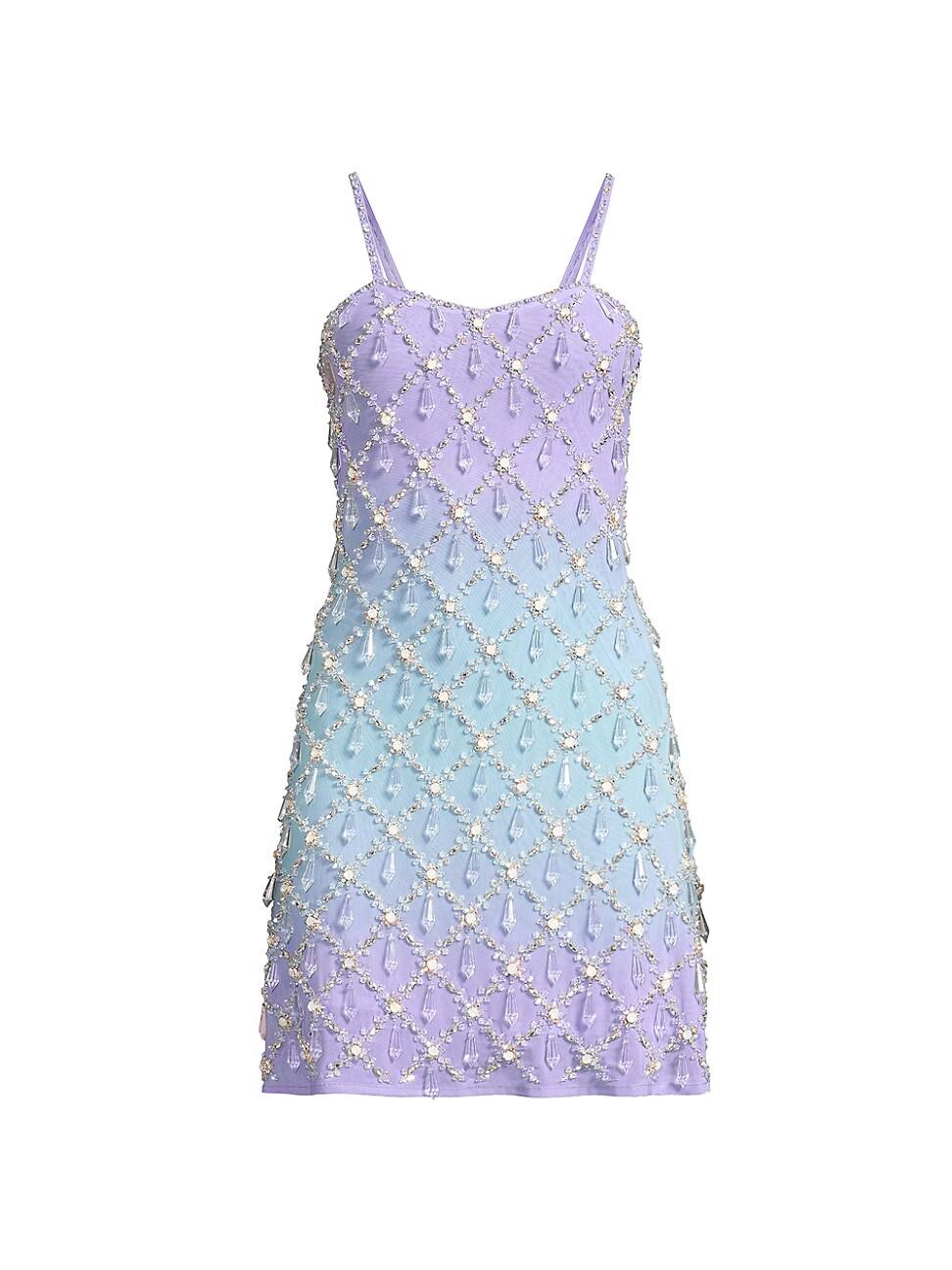 Womens Arabella Beaded Ombr Minidress Product Image