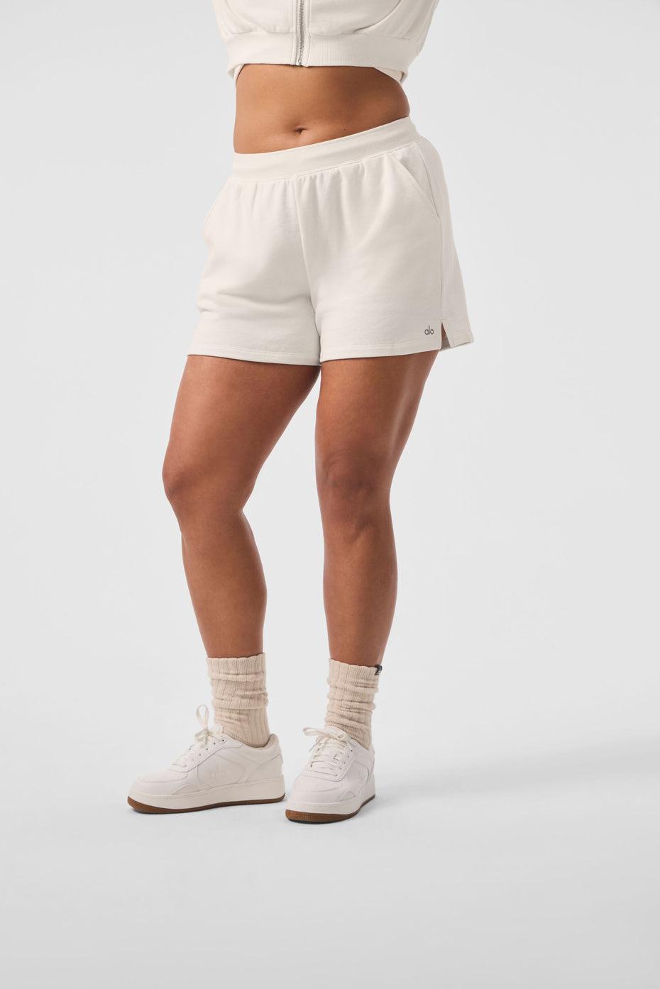 Low Key Sweat Short - Ivory Female Product Image