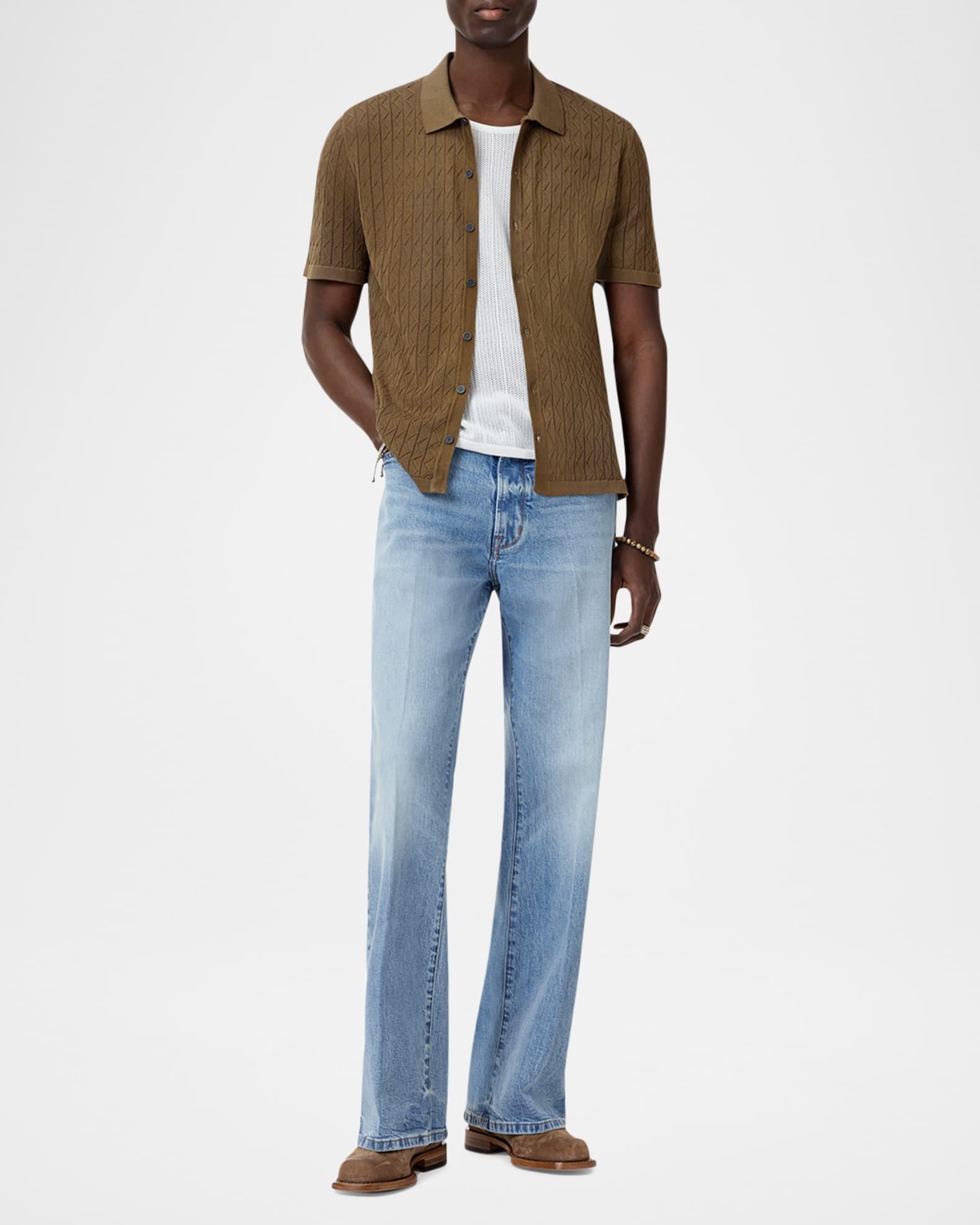 Men's Moore Button-Down Summer Sweater Shirt Product Image