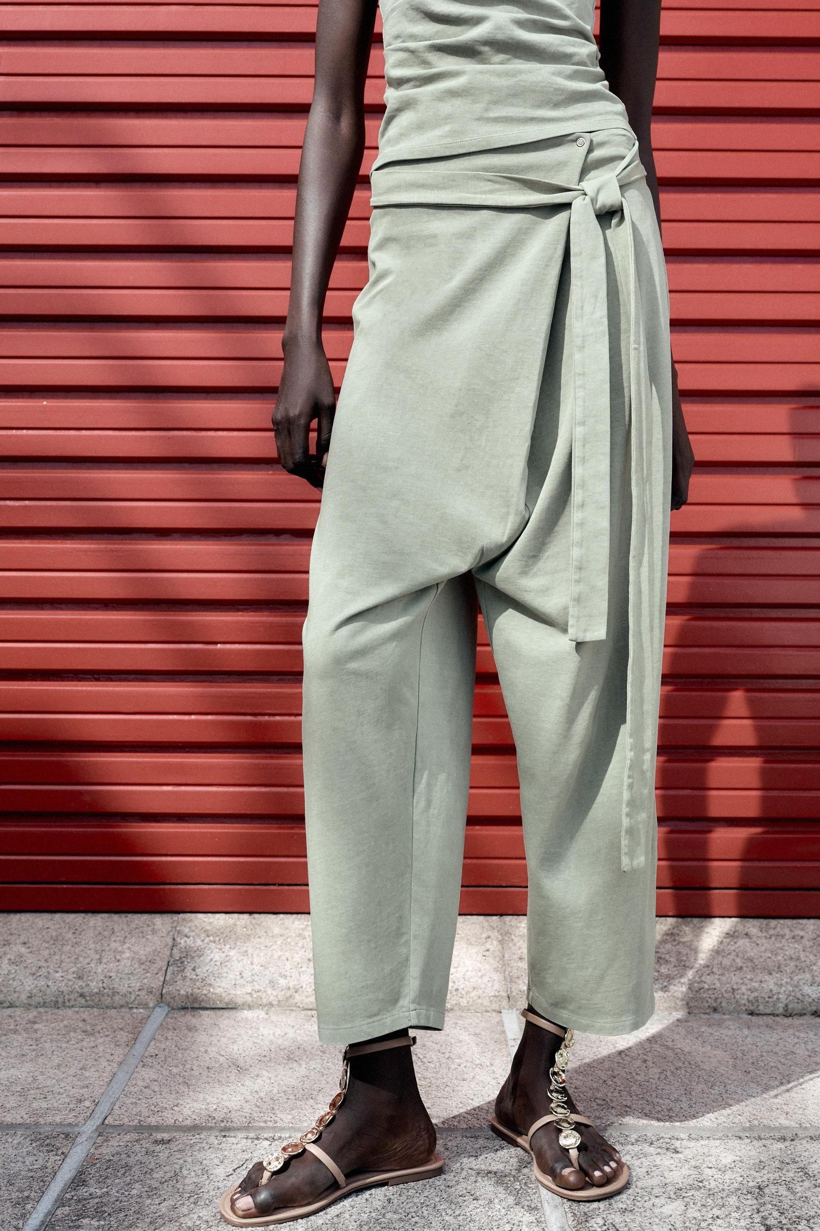 WASHED SARONG PANTS Product Image