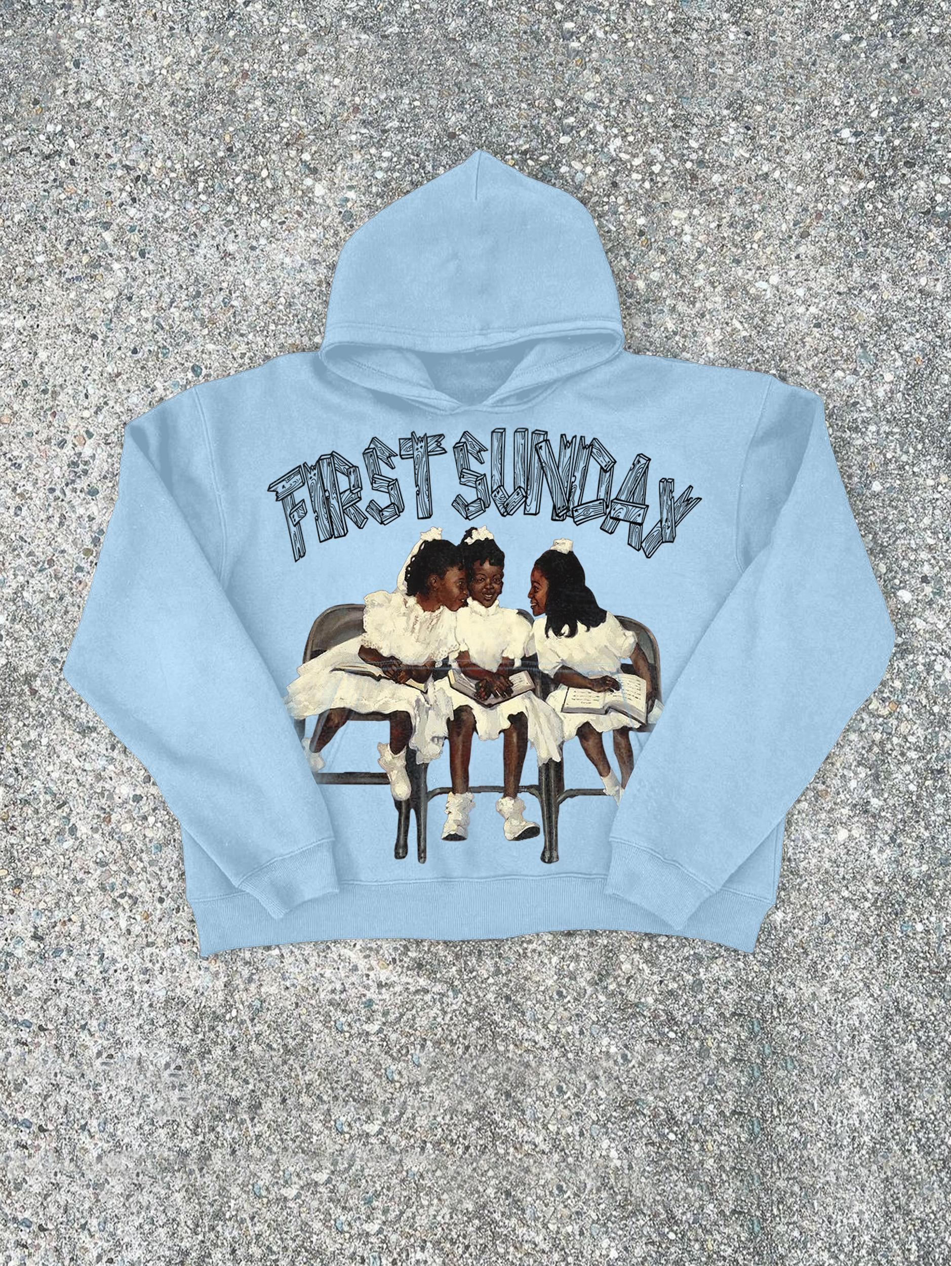 Sopula Everything Comes In Waves Vacation Graphic Oversized Hoodie Product Image