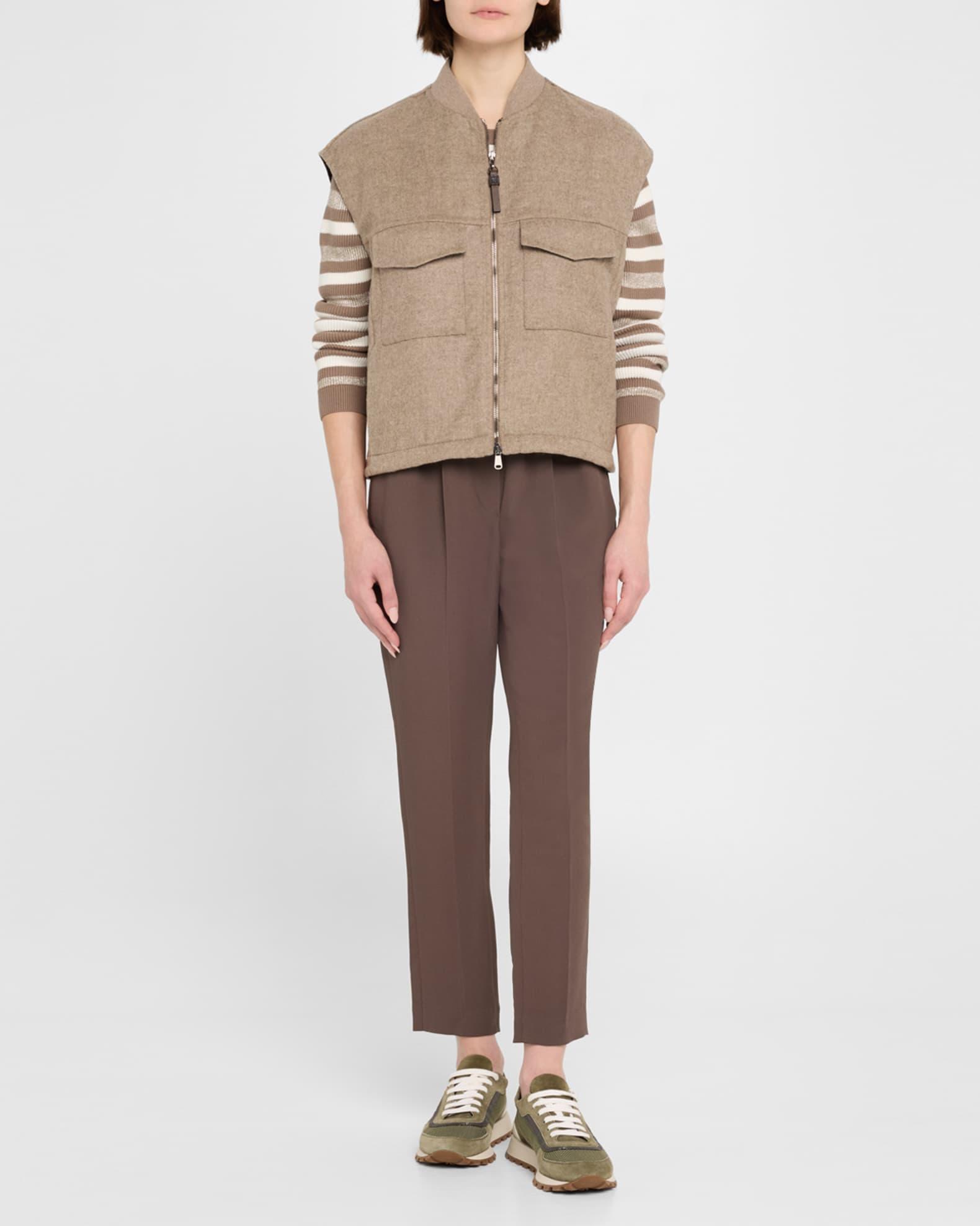 Medium Monili Leather Bucket Bag  Product Image