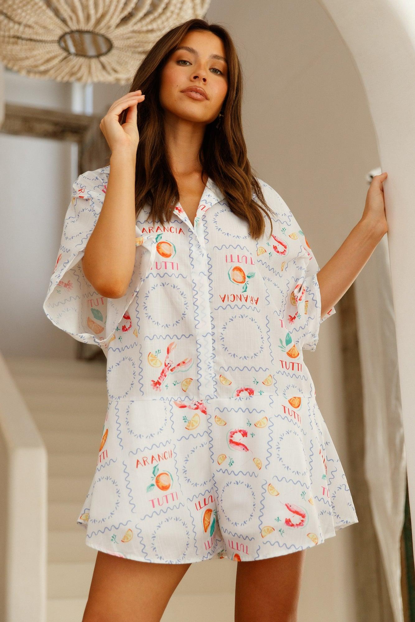 Fruit Salad Romper Multi Product Image