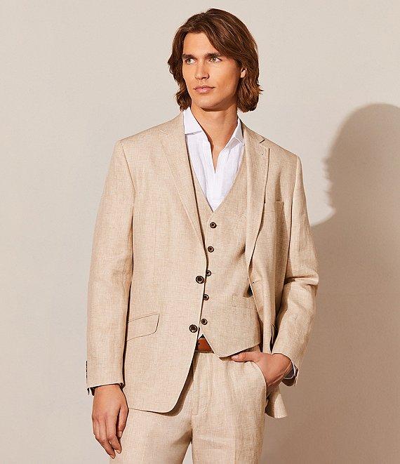 Murano Baird McNutt Linen Classic Fit Suit Separates Jacket Product Image