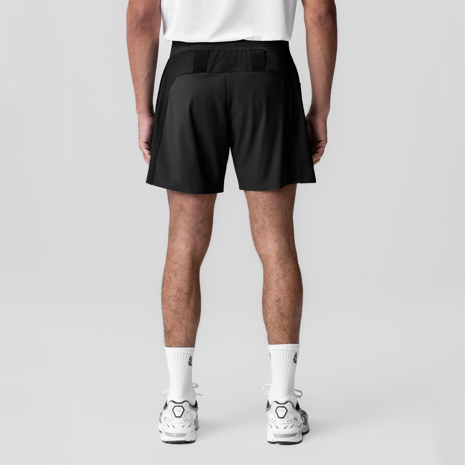1064. Tetra-Lite® 6" Bonded Training Short - Black Male Product Image