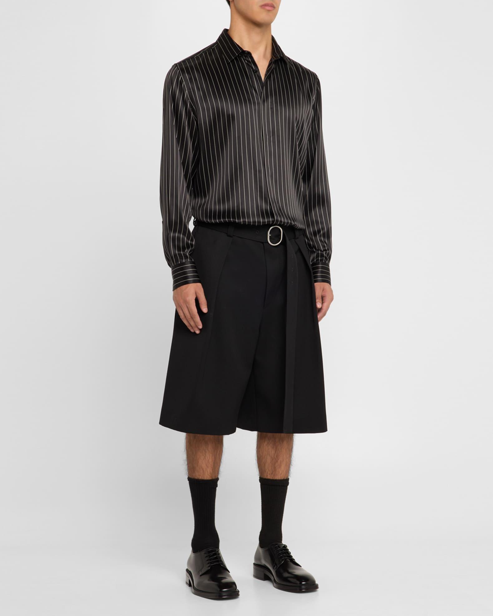 Men's Boston Brogue Leather Cap-Toe Oxfords Product Image