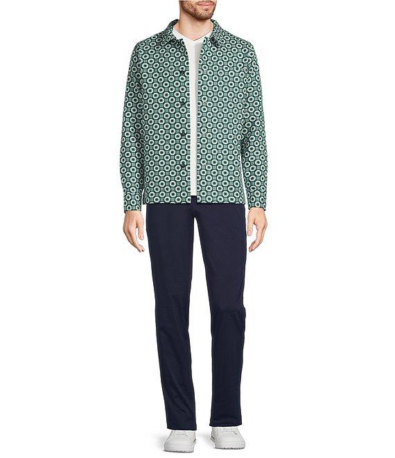 Murano Shape of Water Collection Slim Fit Jacquard Shirt Jacket Product Image