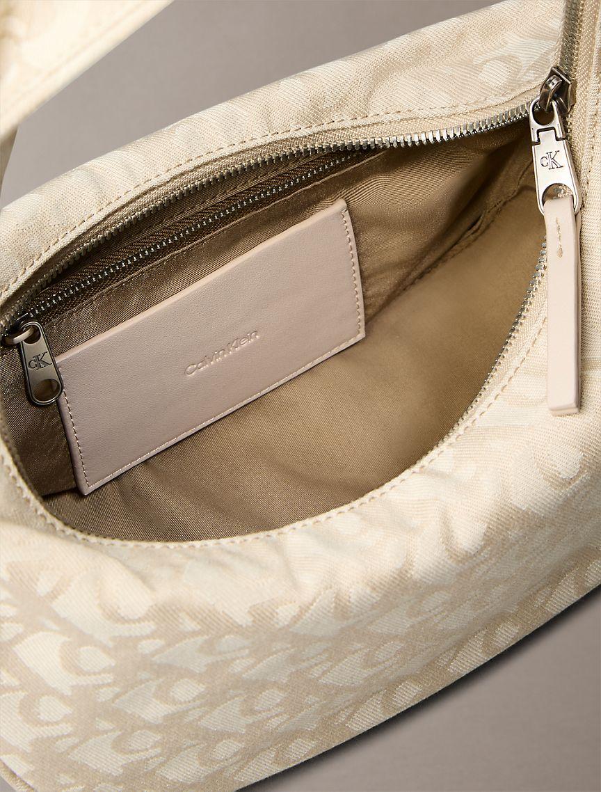 Allover Monogram Logo Crescent Shoulder Bag Product Image