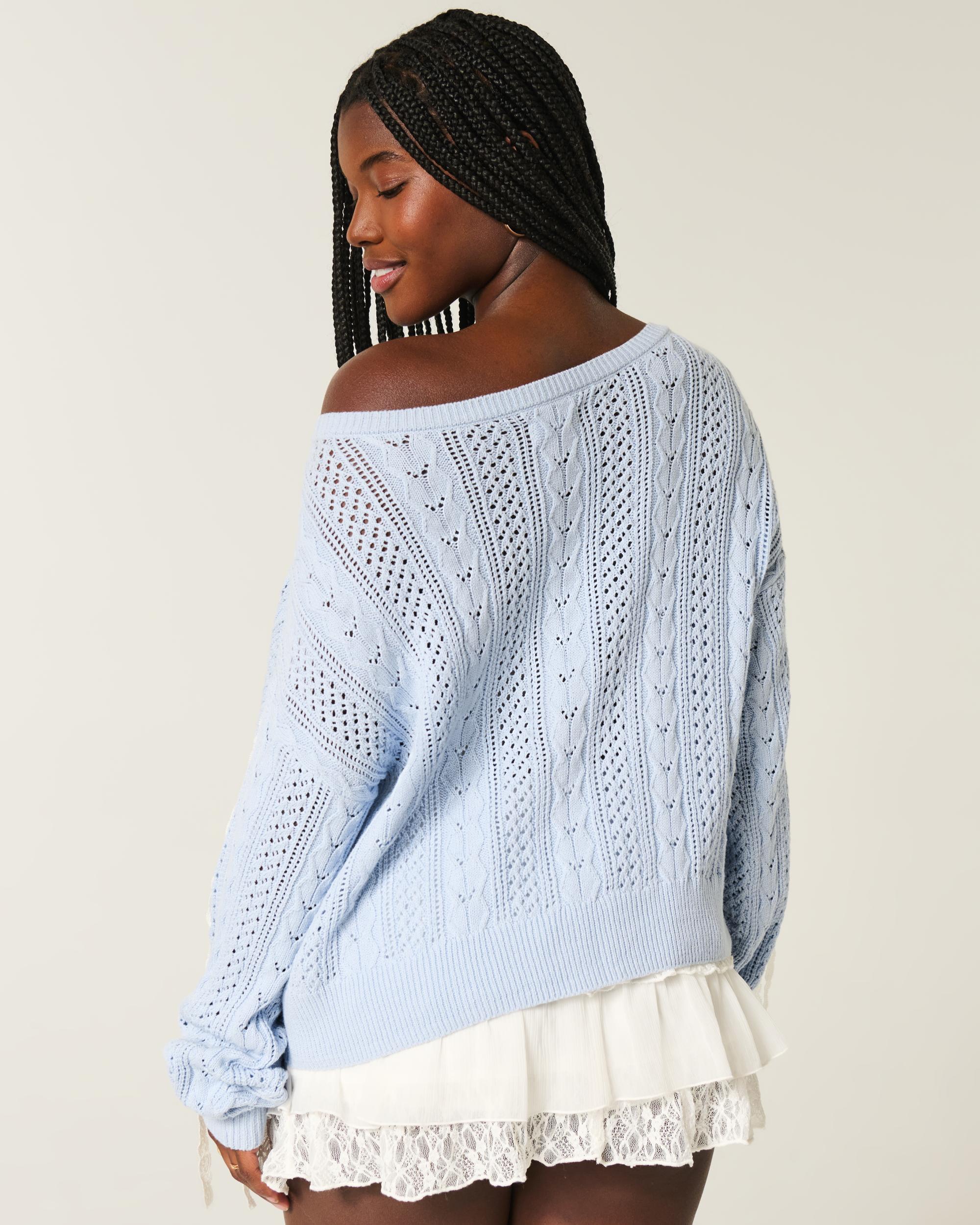 Cable-Knit Sweater Product Image