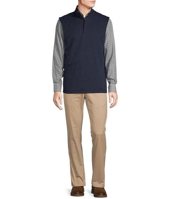 Cremieux Blue Label Chevron Quarter-Zip Vest Product Image