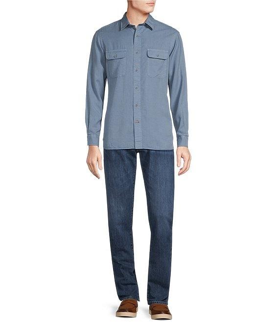 Cremieux Blue Label Solid Twill Woven Shirt Product Image