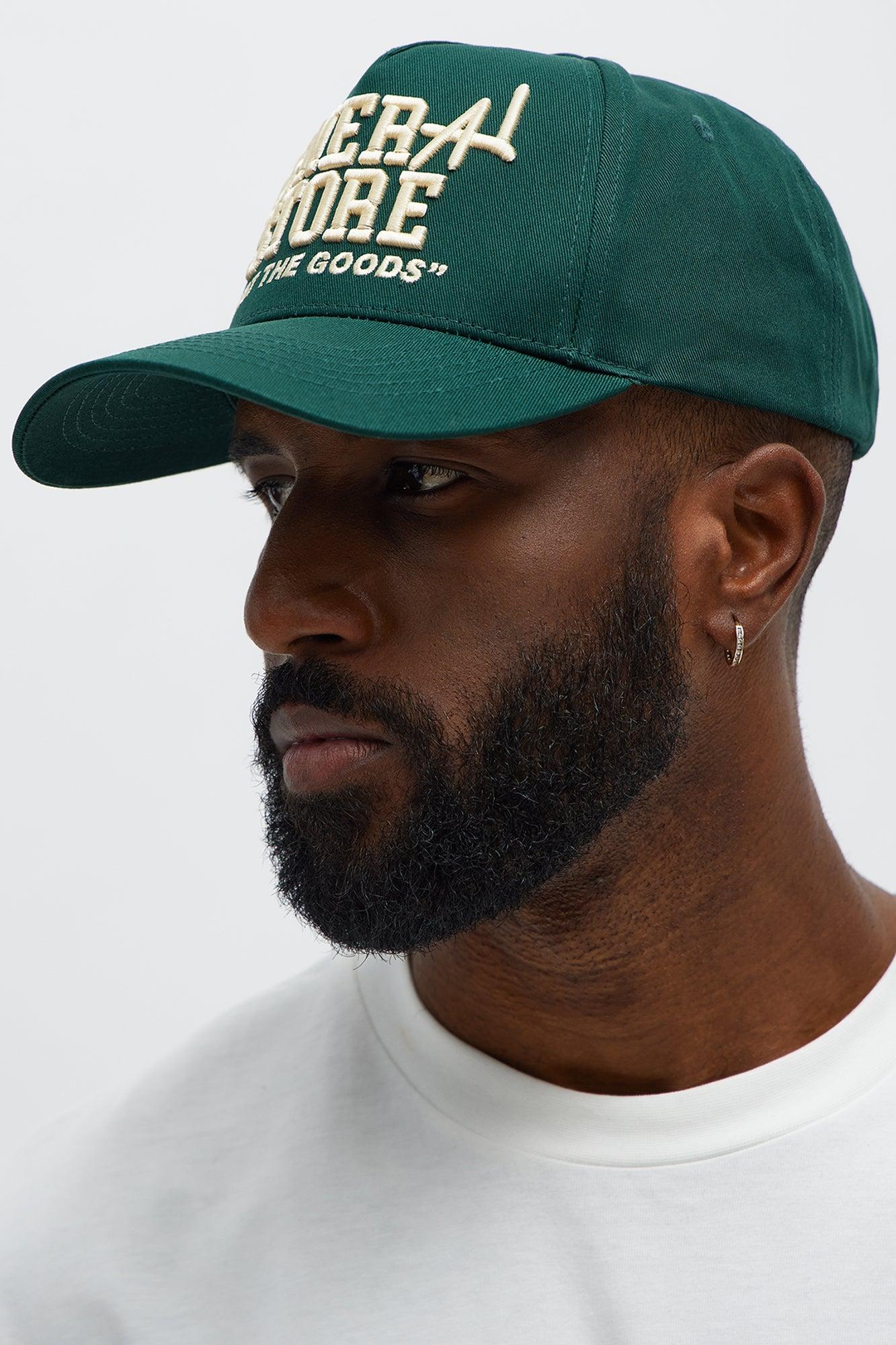 General Store Structured Snapback Hat - Green Male Product Image