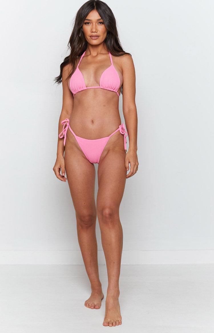9.0 Swim Mandarine Bikini Bottoms Pink Rib Baby Product Image
