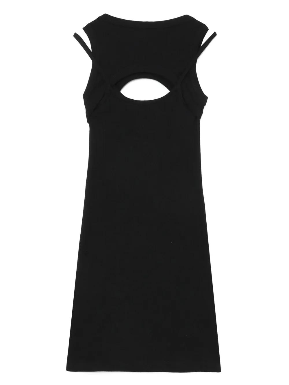 logo-print cut-out minidress Product Image