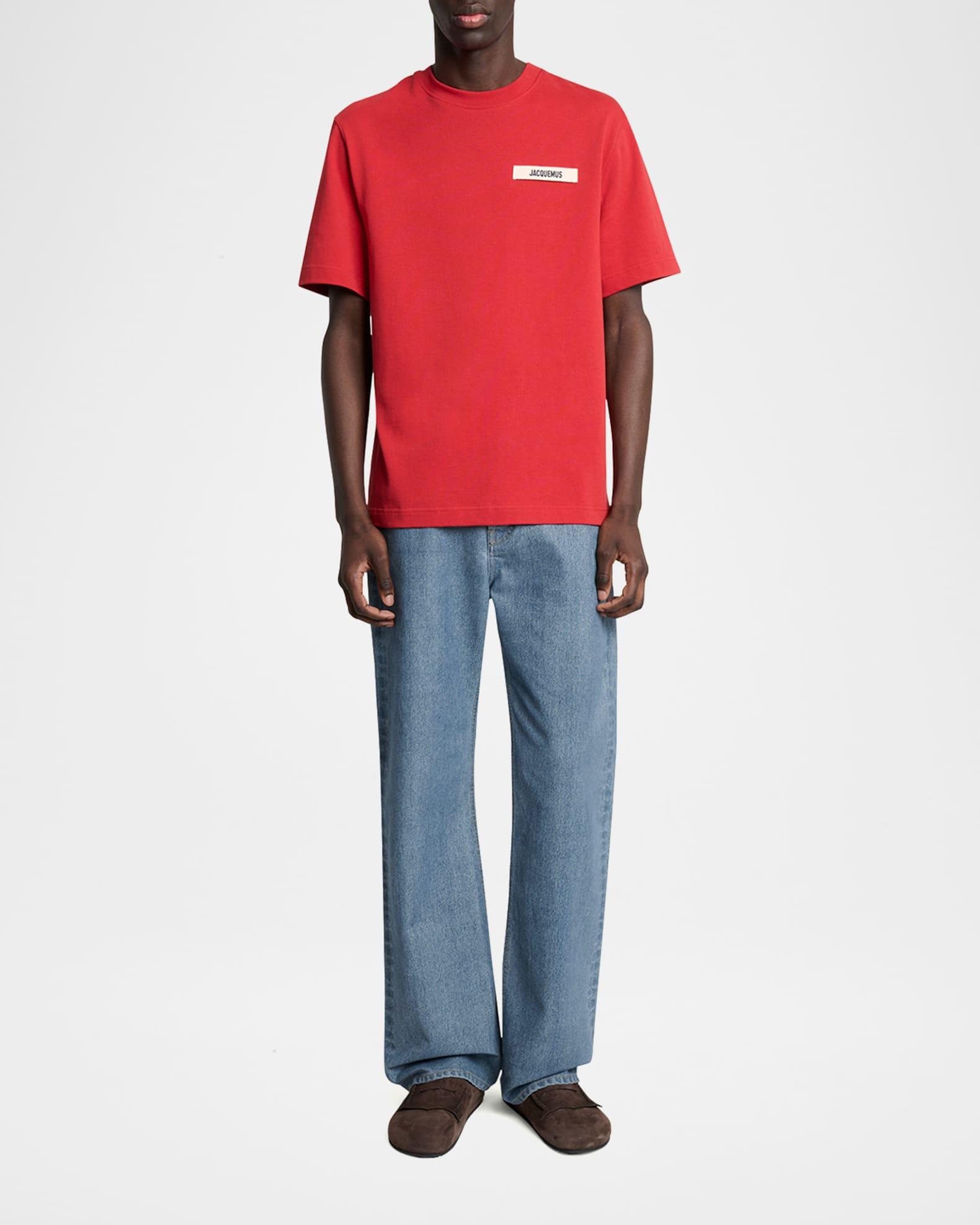 Men's Grosgrain Logo Crewneck T-Shirt Product Image