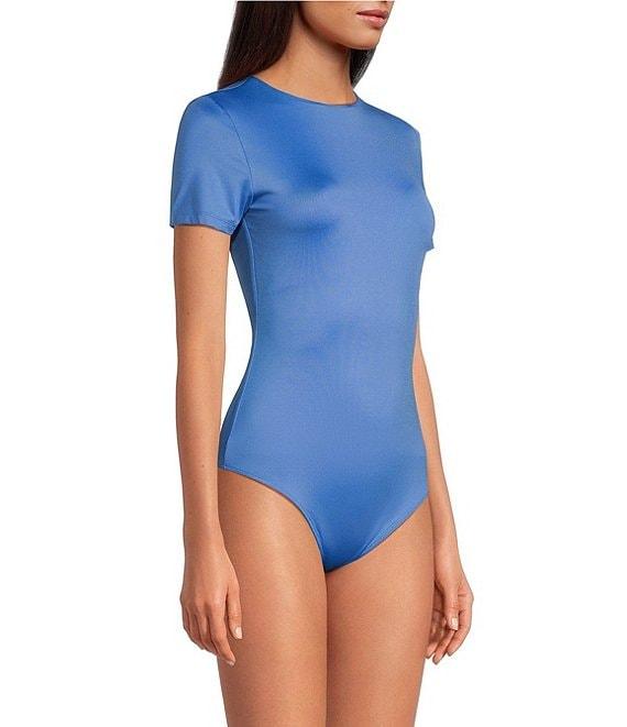 Gianni Bini Layla Short Sleeve Crew Neck Coordinating Bodysuit Product Image