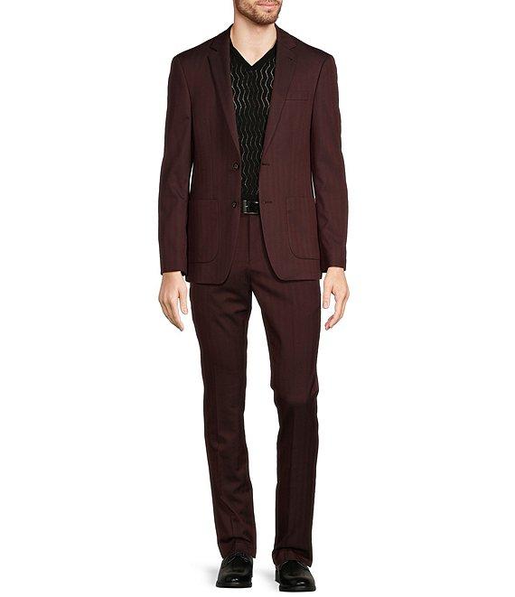 Murano Slim Fit Herringbone Suit Separates Jacket Product Image