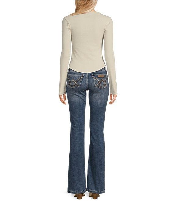 Wrangler® Mae Mid Rise Bootcut Stretch Jeans Product Image