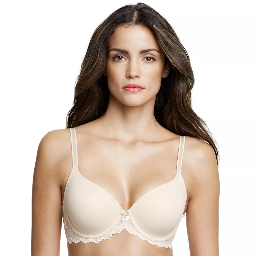 Dominique Lacee Back Smoothing Lace Frame Luxury T-Shirt Bra 3501 - 42 DD, Women's, Latte Product Image