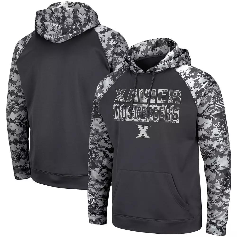 Men's Colosseum Charcoal Florida Gators OHT Military Appreciation Digital Camo Pullover Hoodie,  Product Image