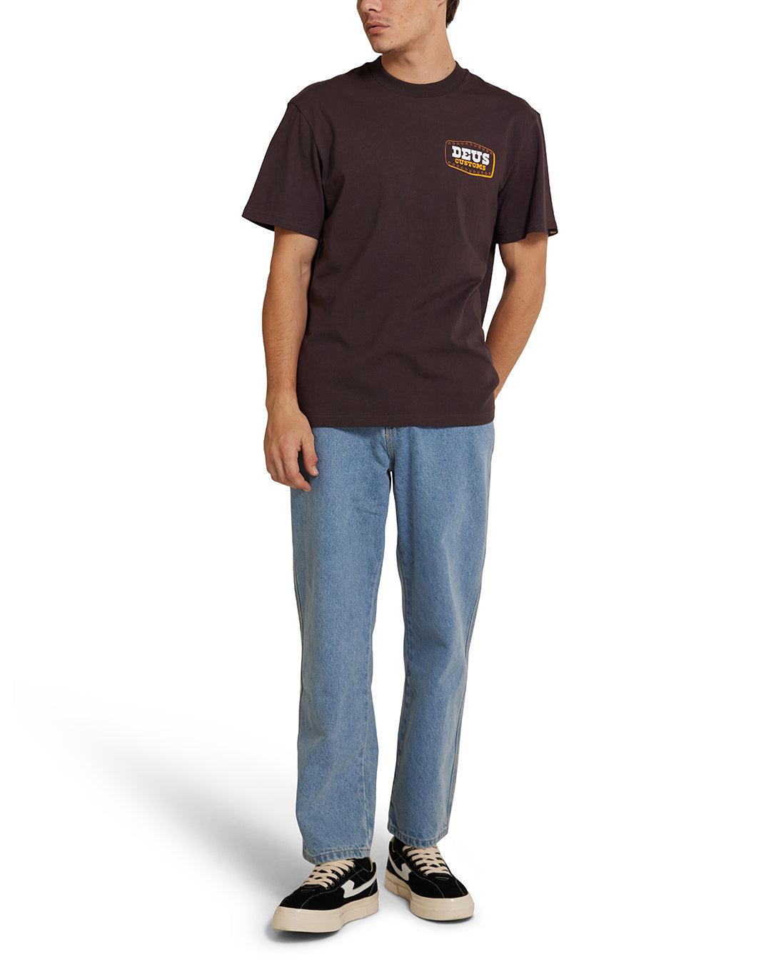 Buckle Up Tee - Choc Brown Product Image