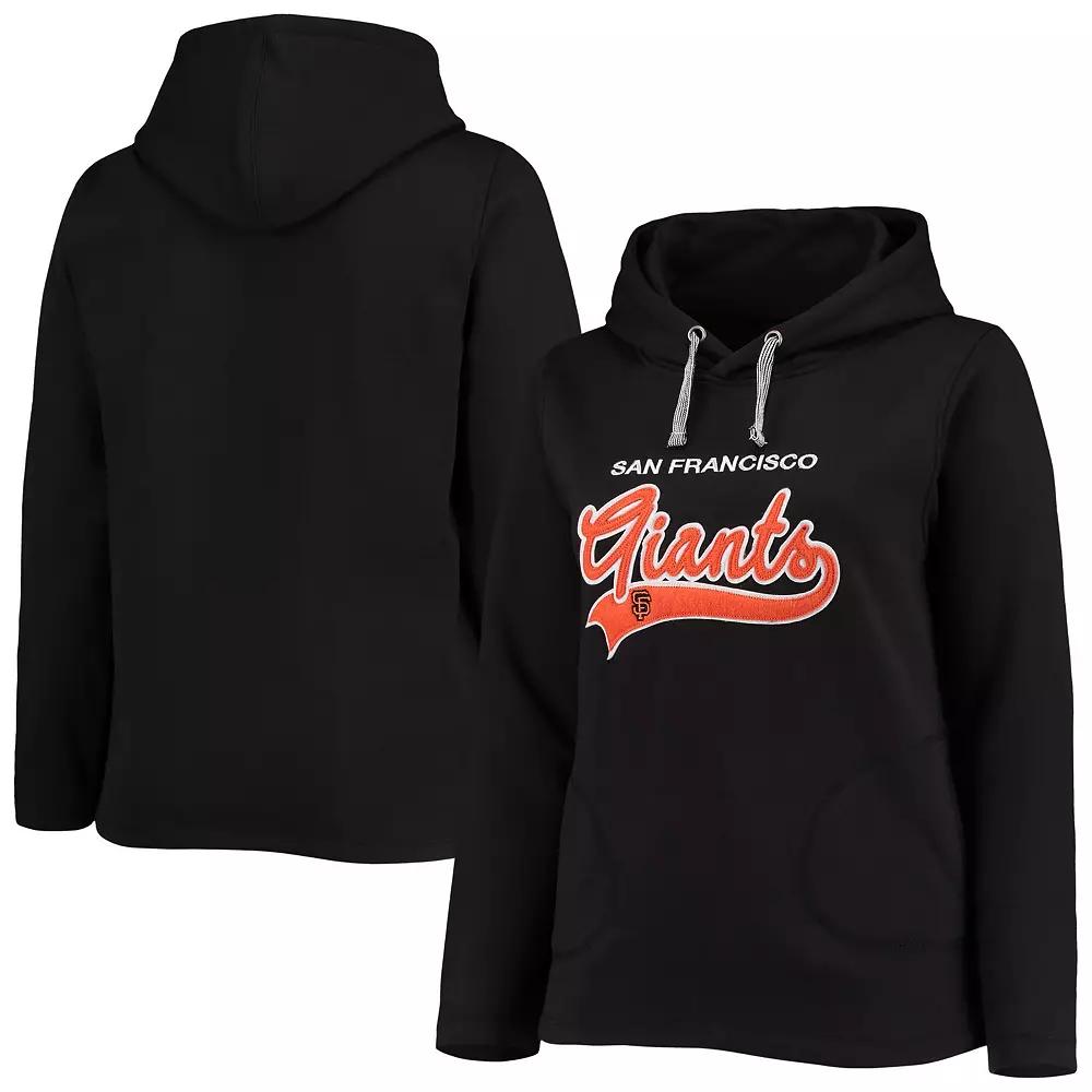 Women's Soft as a Grape Black San Francisco Giants Plus  Product Image