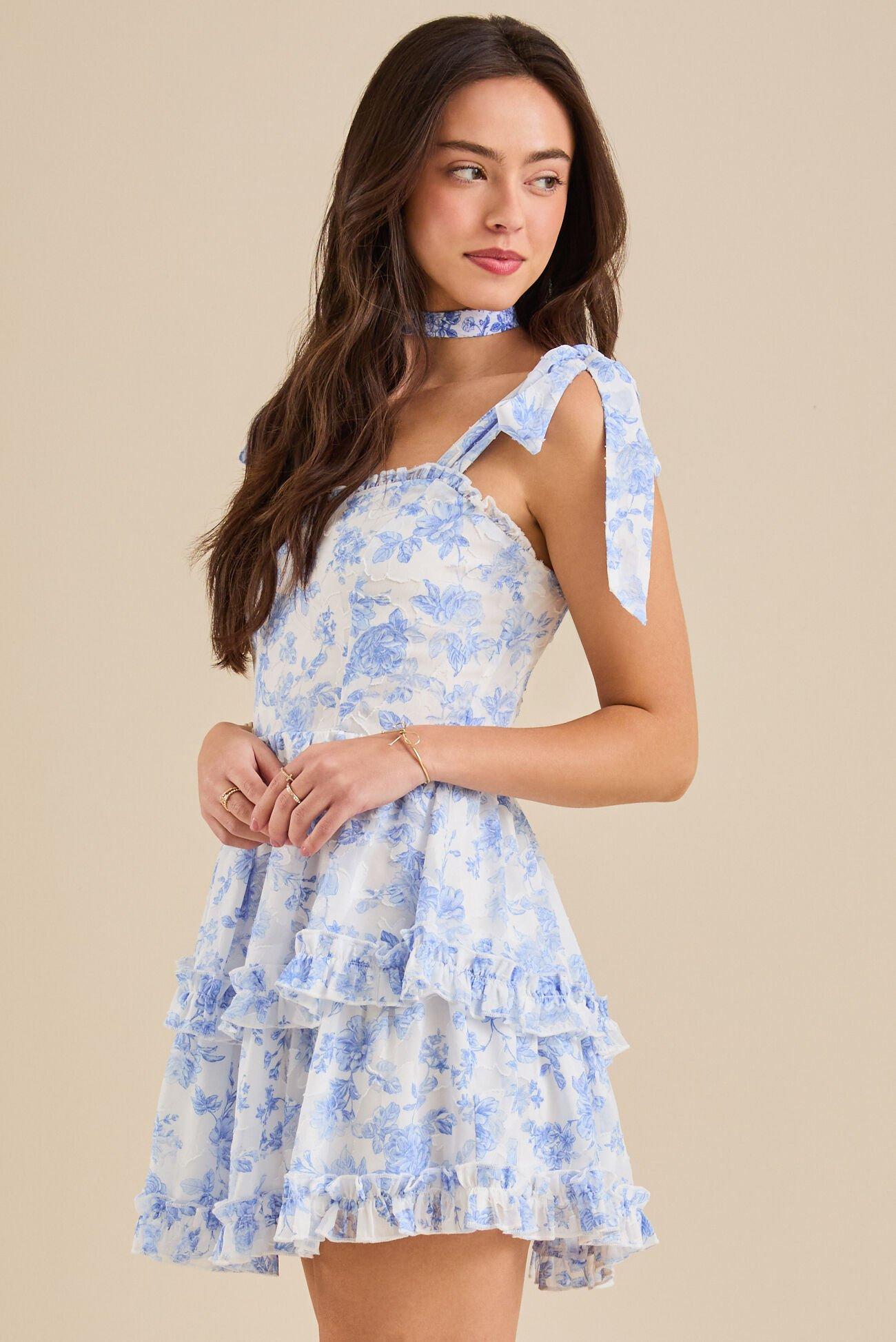 Lilah Floral Mini Dress Product Image