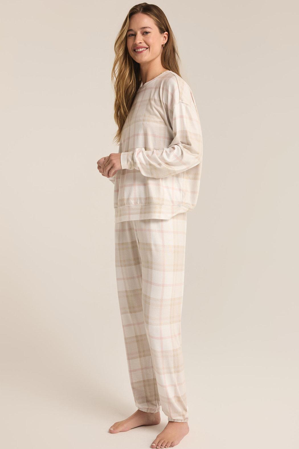 Cozy Plaid Pj Set Product Image