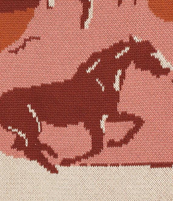 Pendleton Western Scenic Graphic Shawl Neckline Long Sleeve Cardigan Product Image