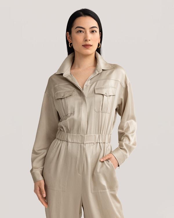 Sandwashed Safari Jumpsuit Product Image