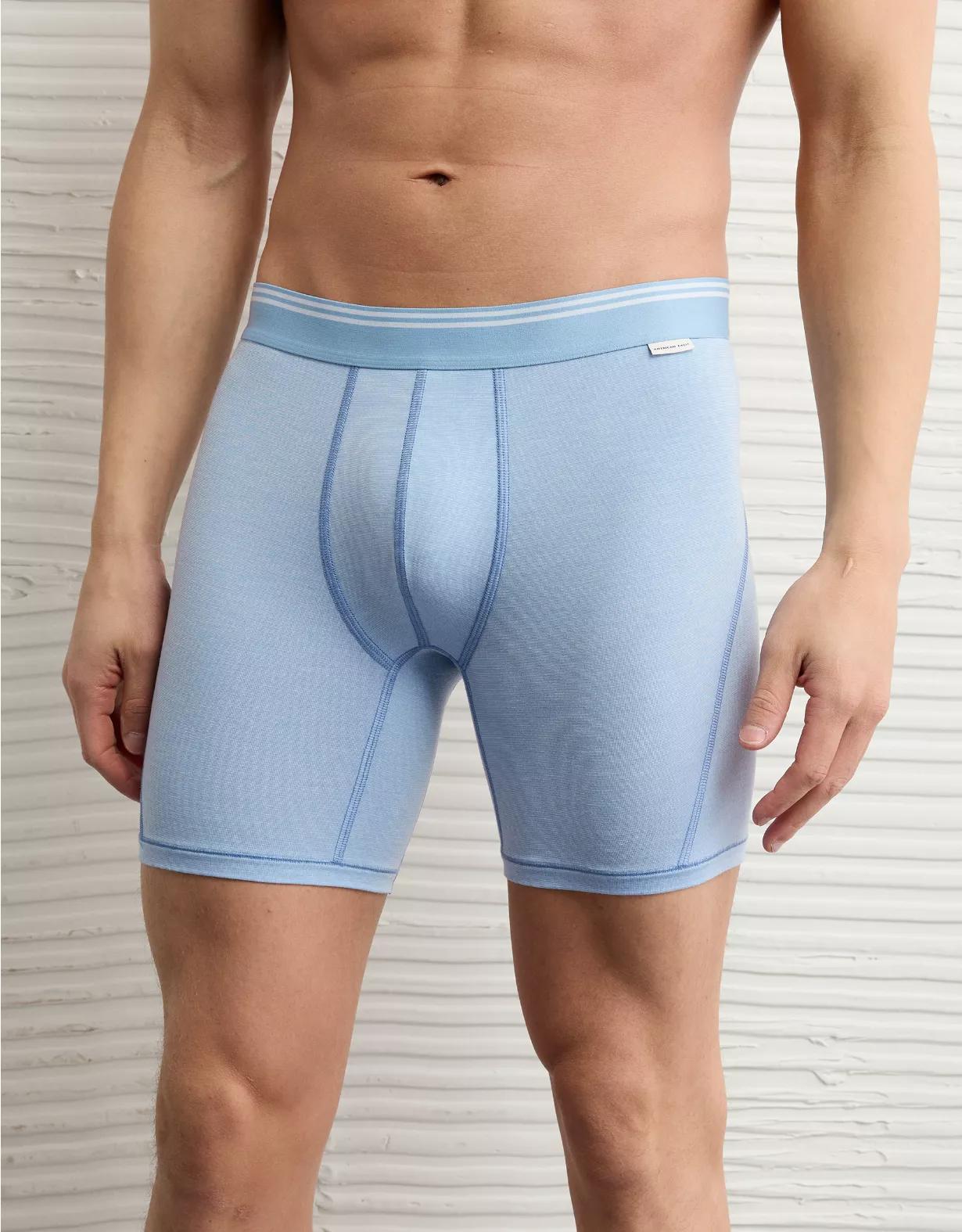 AEO Men's Striped 6" Ultra Soft Boxer Brief Product Image