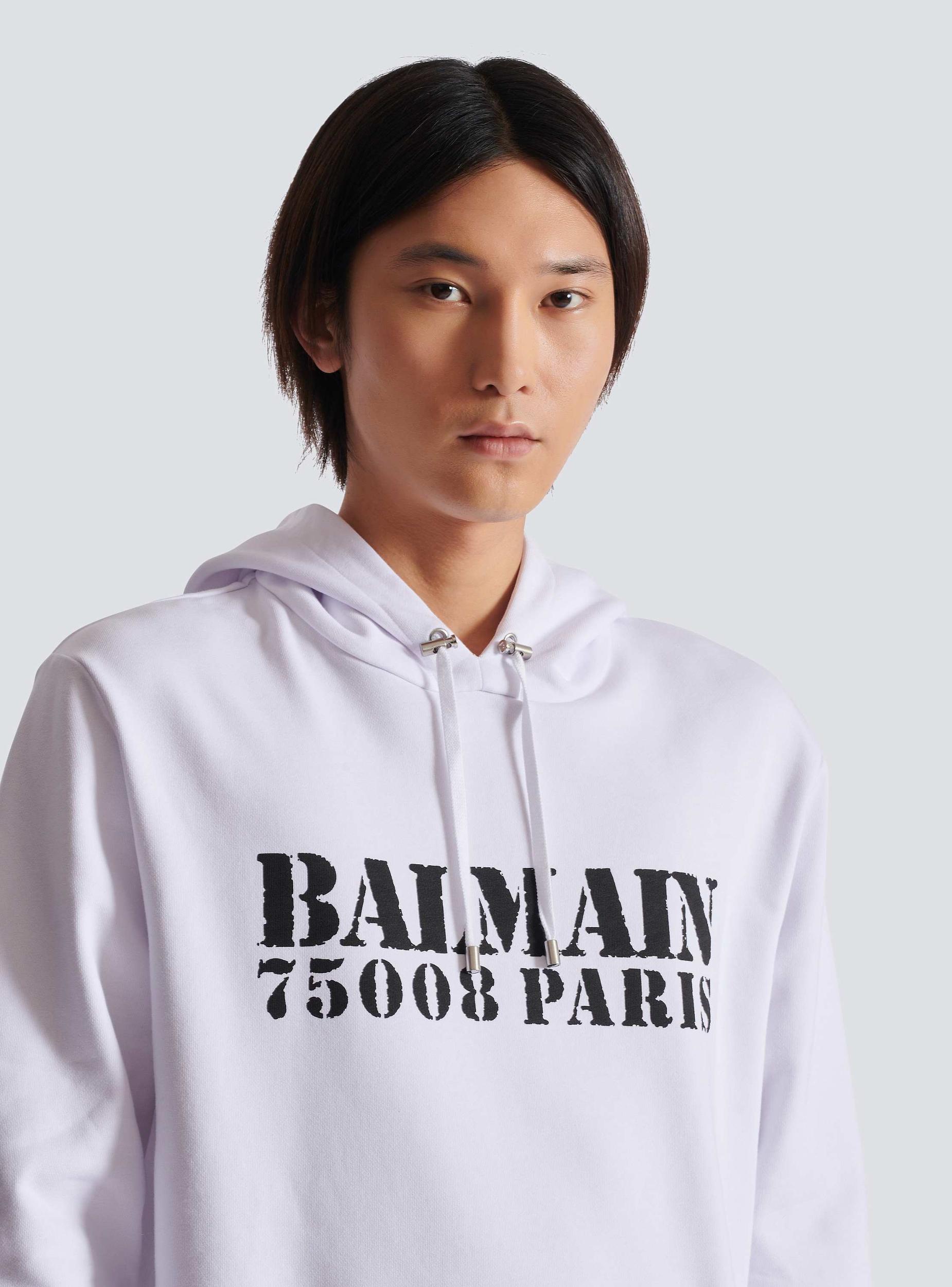 Balmain Stamp printed hoodie Product Image