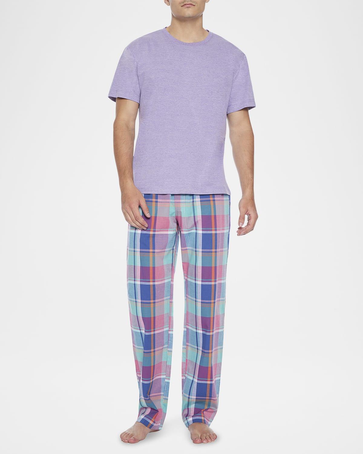 Mens Lessons In Color Crew and Pant Pajama Set Product Image