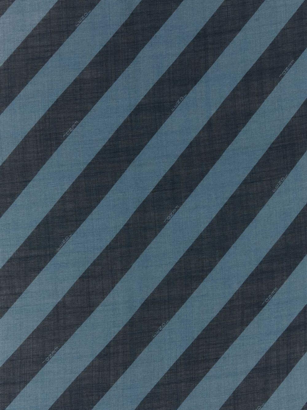 FENDI Men Embroidered Wool And Linen Scarf In Multicolor Product Image