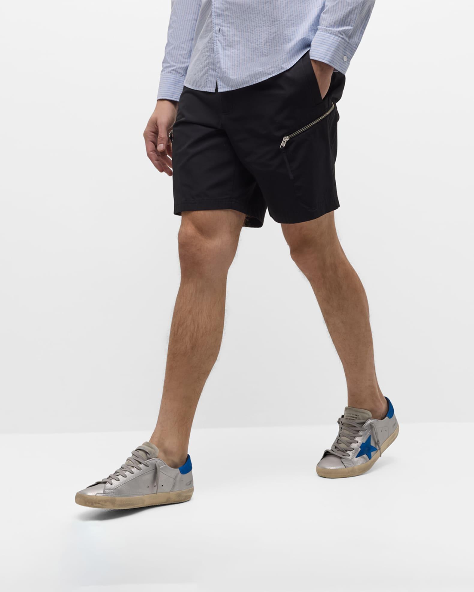 Men's Super-Star Crackled Metallic Low-Top Sneakers Product Image