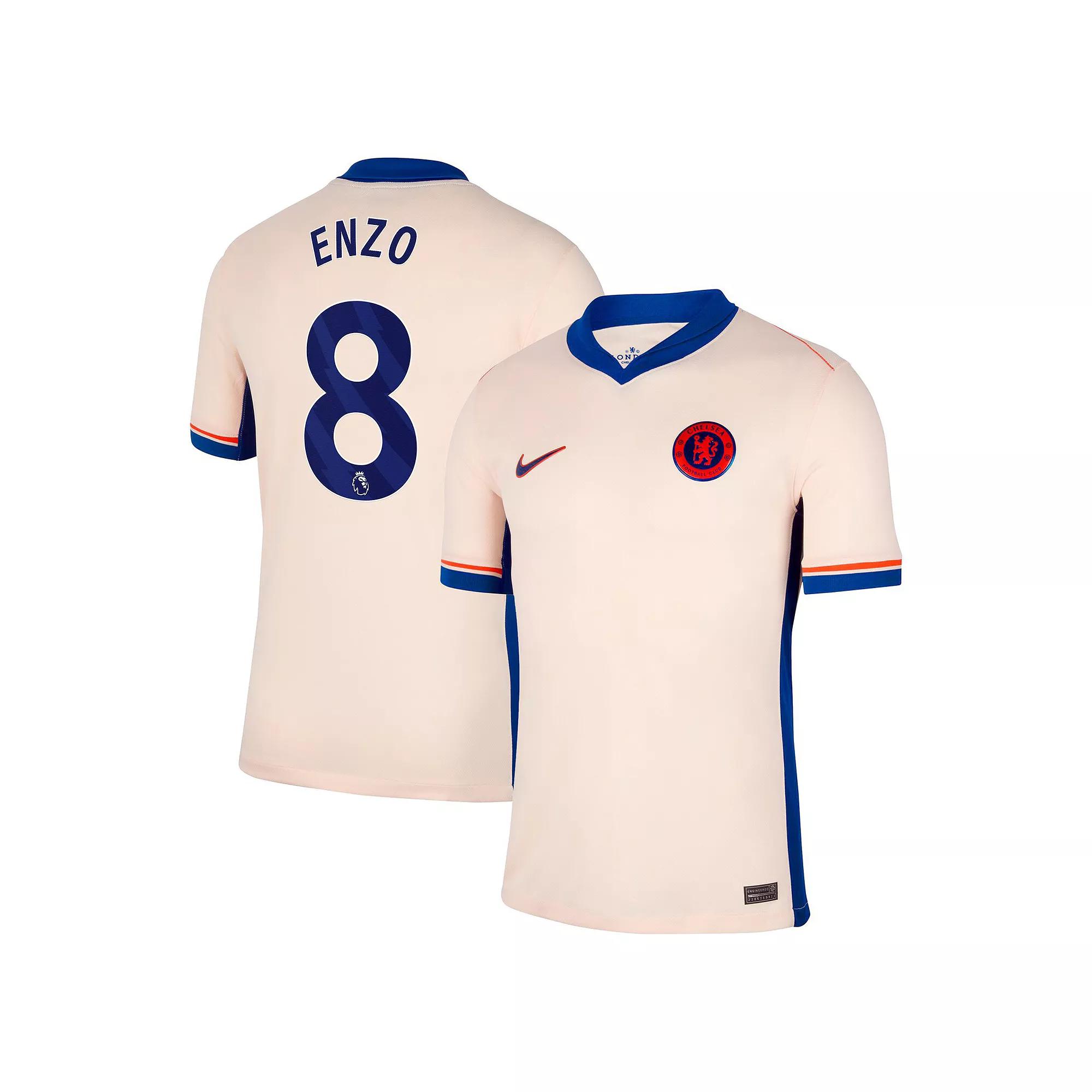 Men's Nike Enzo Fern��ndez Orange Chelsea 2024/25 Away Replica Player Jersey, Size: Small, Chl Orange Product Image