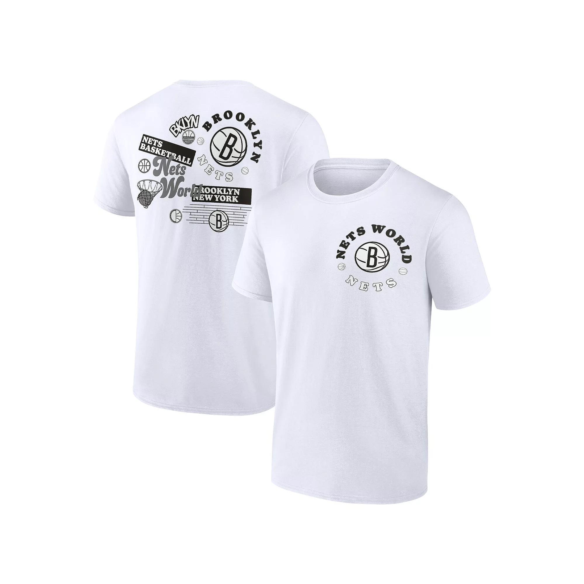 Men's Fanatics Branded White Brooklyn Nets Street Collective T-Shirt,  Product Image