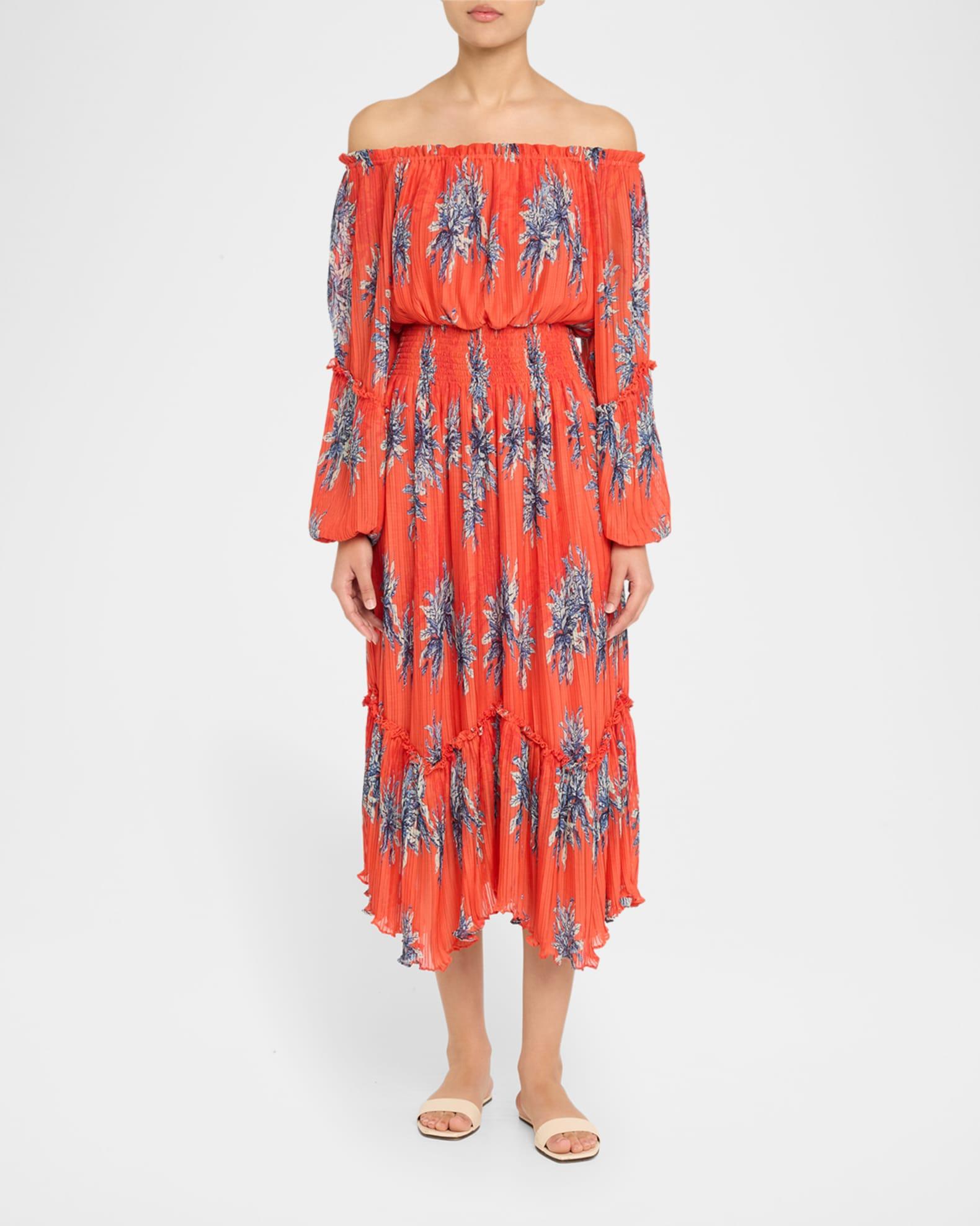 Alyce Off-Shoulder Midi Dress Product Image