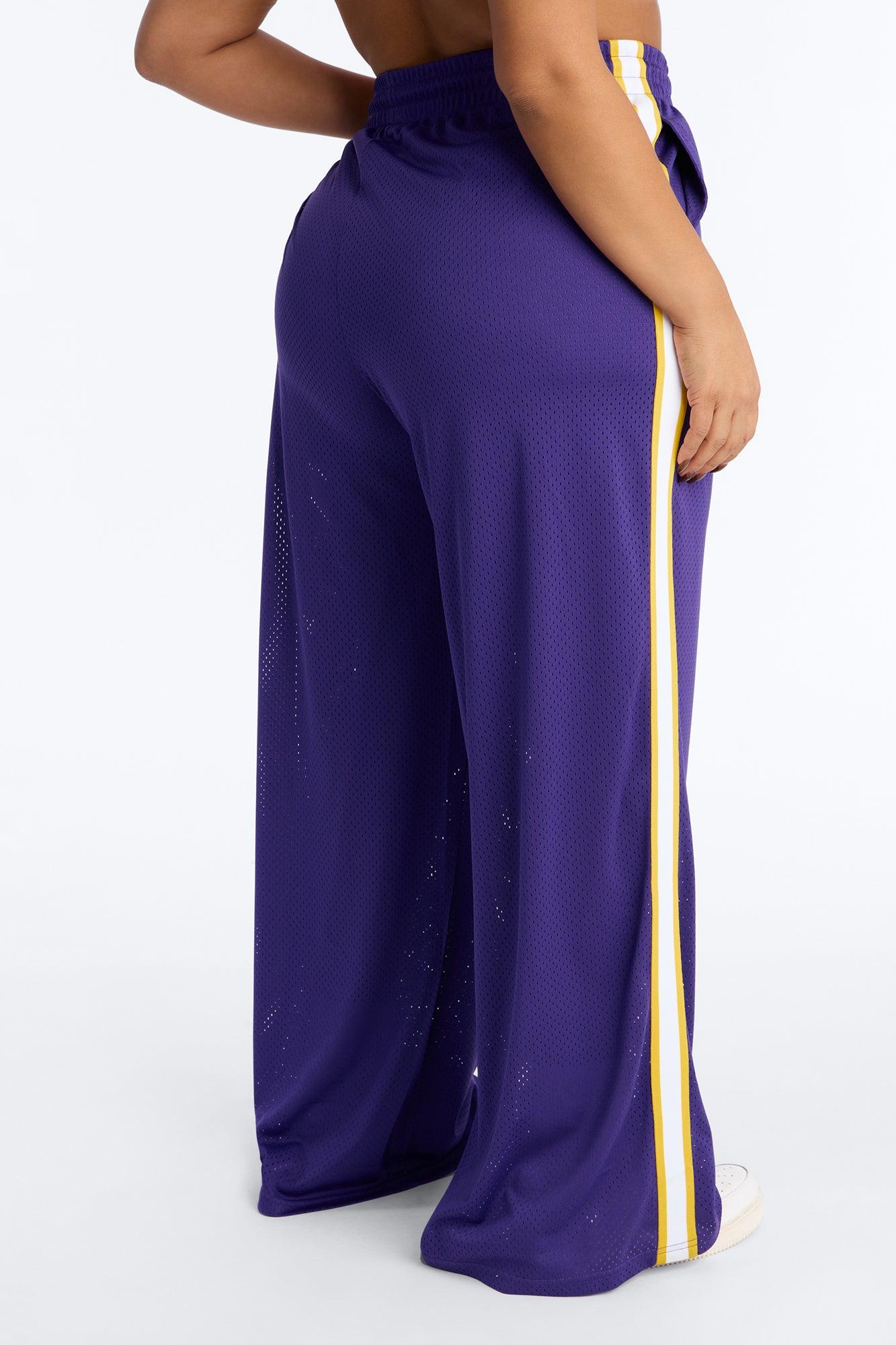 NBA LA Lakers Fleece Pants - Purple Female Product Image