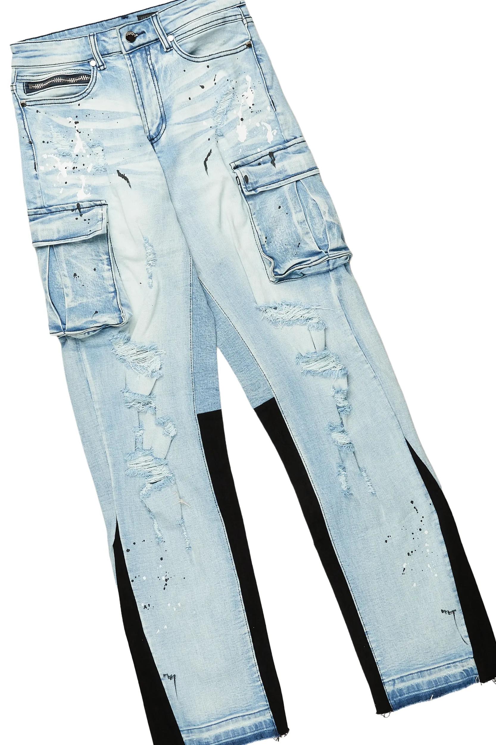 Barrett Black Hoodie & Zeta Slim Fit Jean Bundle Male Product Image