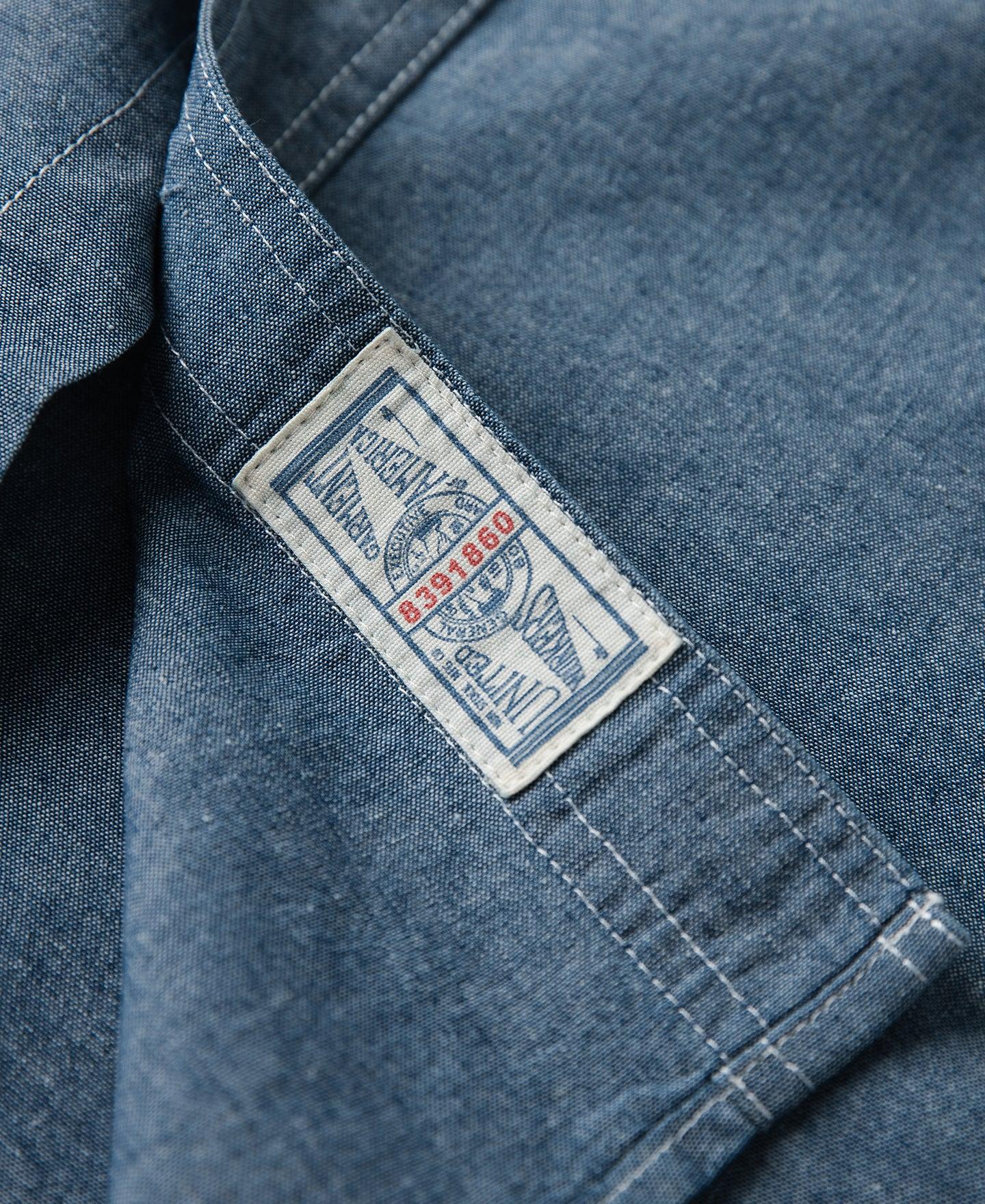 Chambray Short Sleeve Work Shirt Product Image