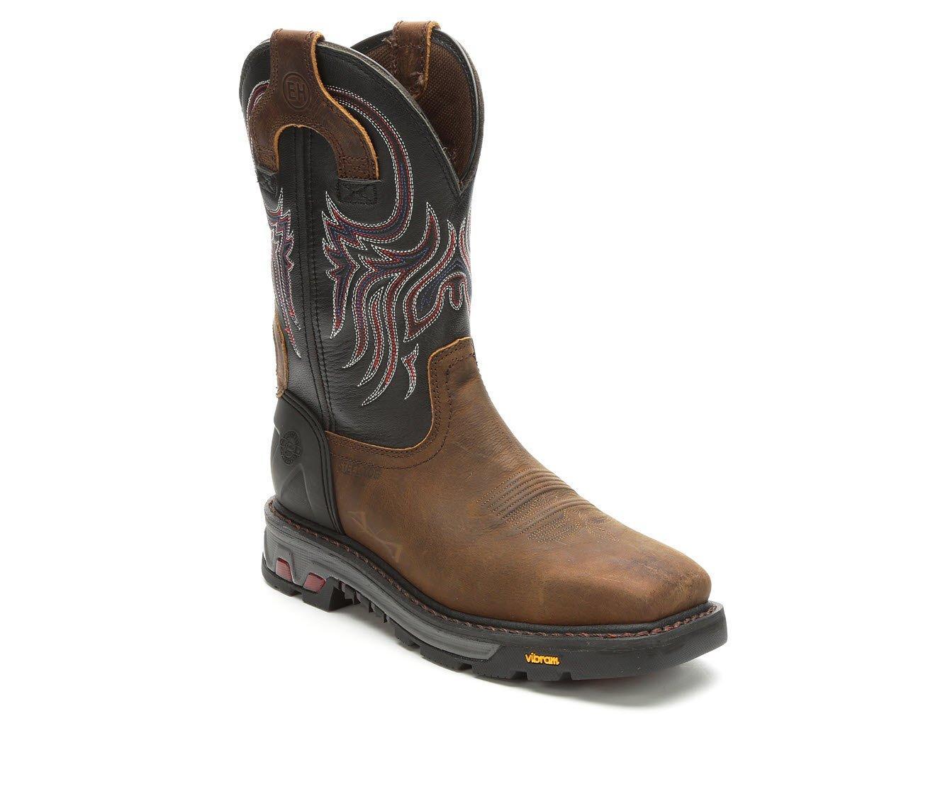 Men's Justin Boots Commander Steel Toe Cowboy Boots Product Image
